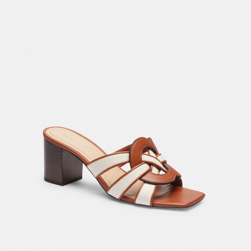 Coach Nikki Sandal Høye Hæler Dame Multicolor | GTU932457