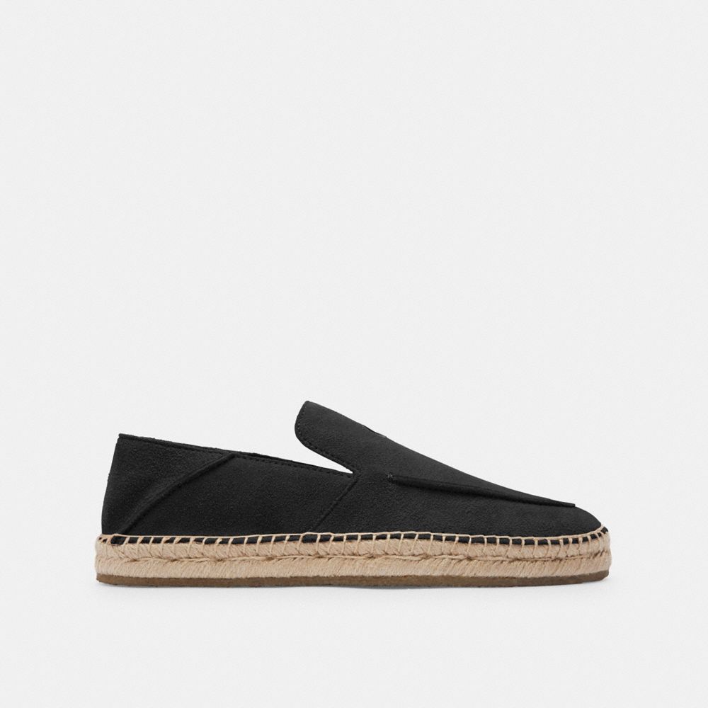 Coach Reilly Espadrille Loafers Herre Svarte | XHO950286