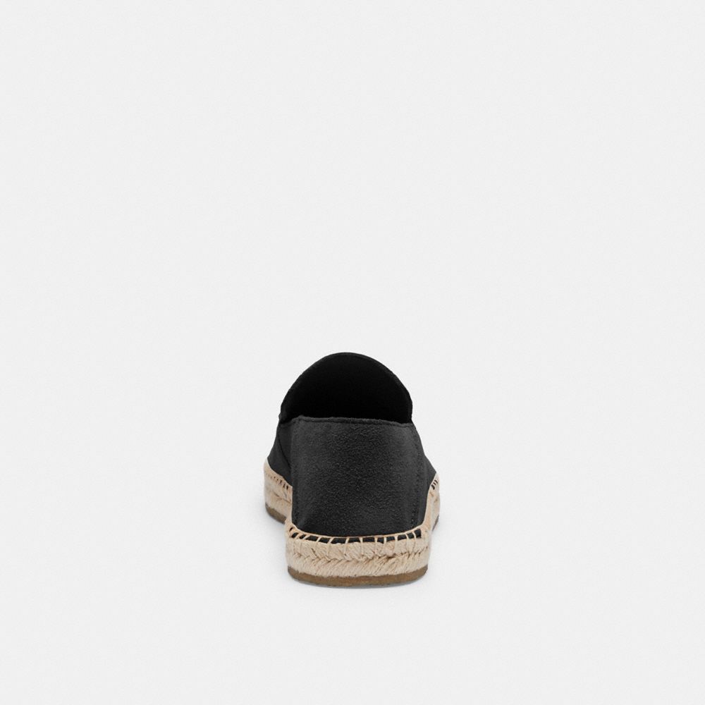 Coach Reilly Espadrille Loafers Herre Svarte | XHO950286