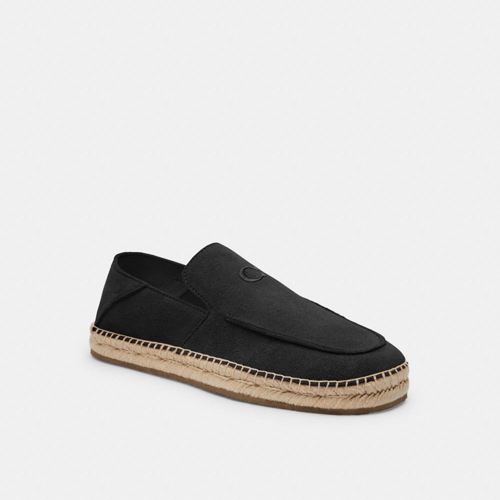 Coach Reilly Espadrille Loafers Herre Svarte | XHO950286