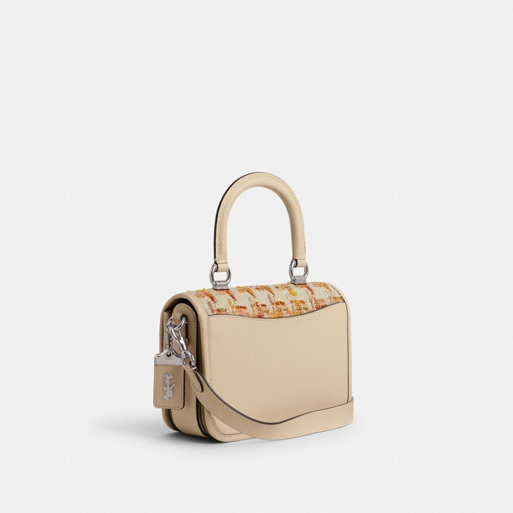 Coach Rogue Top Handle Bag In Tweed Satchel Veske Dame Sølv Multicolor | VEF952860