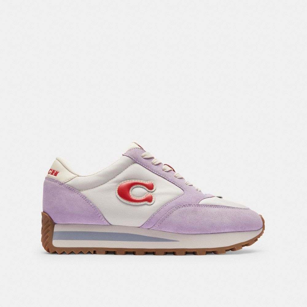 Coach Runner Sneaker Sneakers Dame Lilla Multicolor | AIF681940