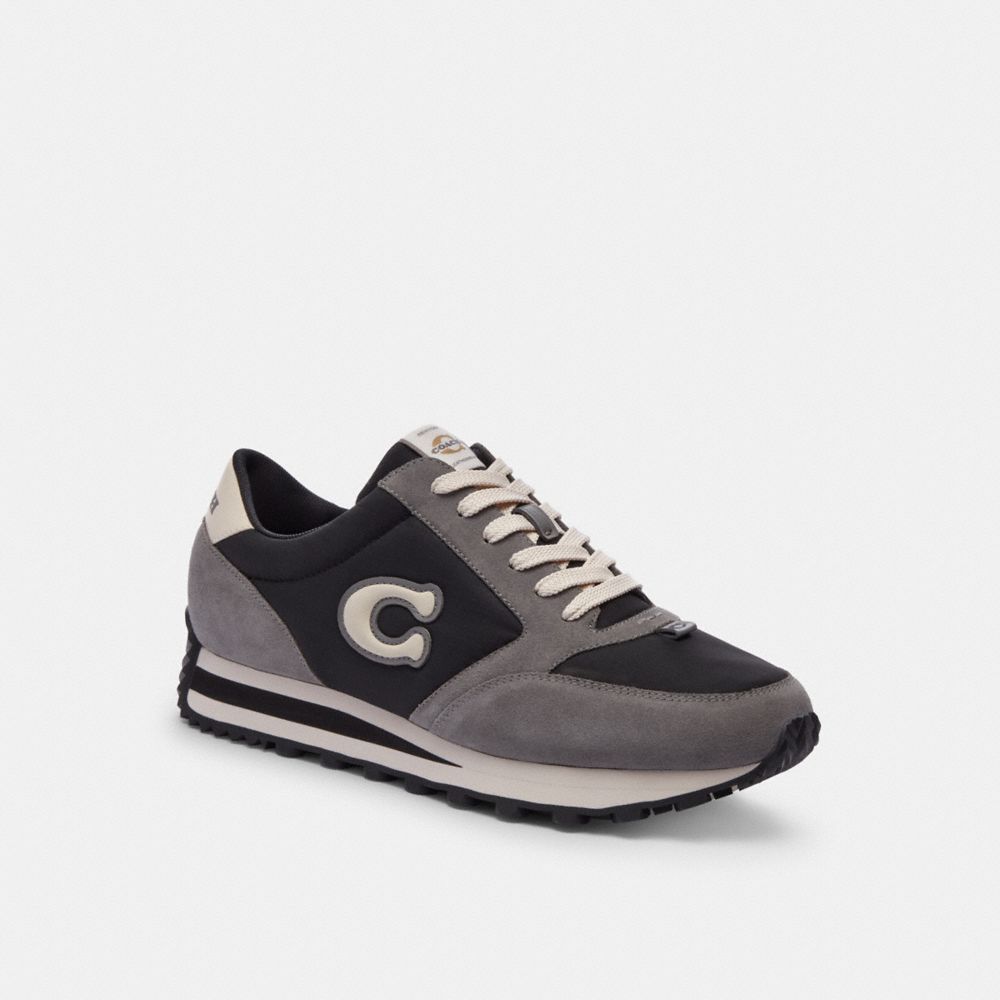 Coach Runner Sneaker Sneakers Herre Svarte Grå | ZLB679520