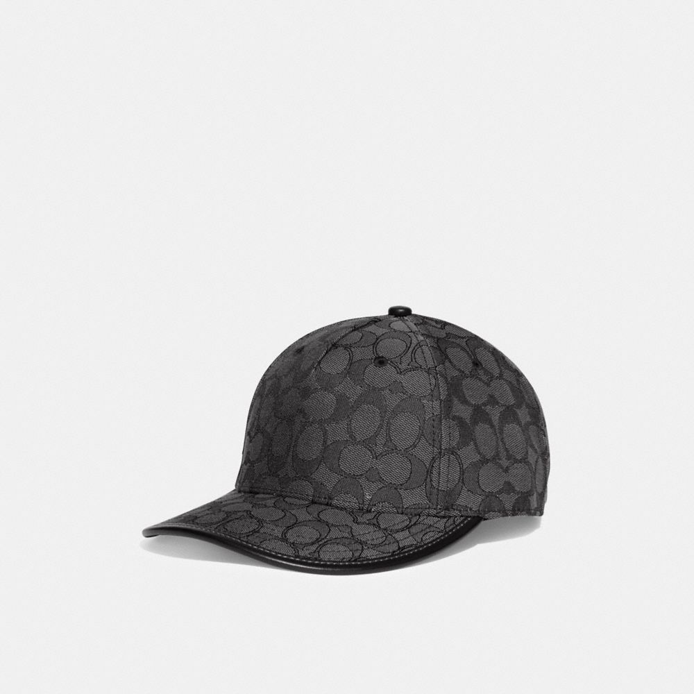 Coach Signature Jacquard Baseball Hat Hatt Herre Grå | DFM316480