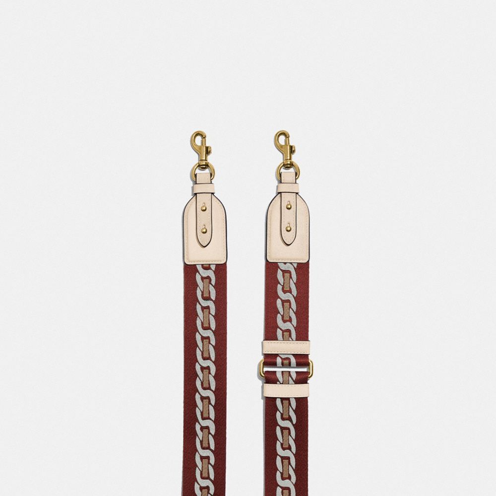 Coach Strap With Chain Stripe Smykker Dame Hvite | NFQ306427