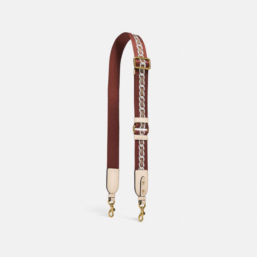 Coach Strap With Chain Stripe Smykker Dame Hvite | NFQ306427