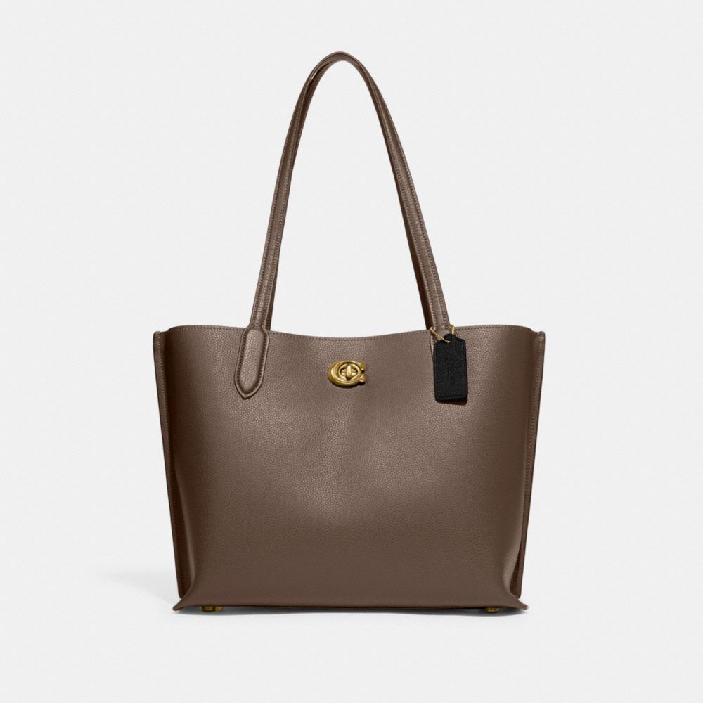 Coach Willow Tote Bag Tote Veske Dame Mørke Grå | DAT463892